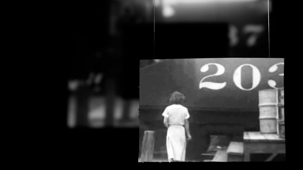 Кадр з фільму "Кінохроніка 63 – Потяг тіней"